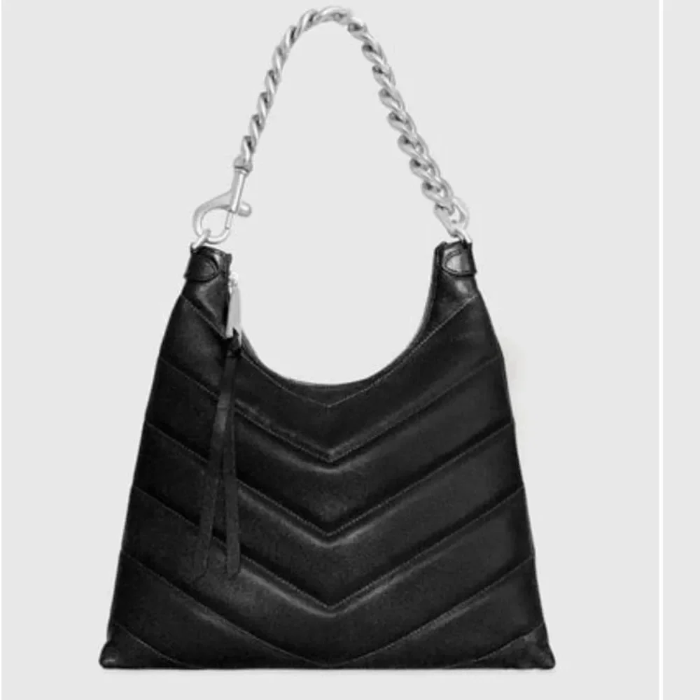 REBECCA MINKOFF EDIE MAXI HOBO BLACK NWT in‎ packaging